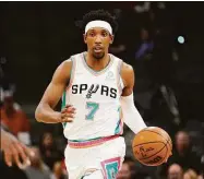  ?? Eric Gay / Associated Press ?? If the Nets could make a trade for Spurs guard Josh Richardson, they’d gain wing depth and a 40% 3-point shooter.