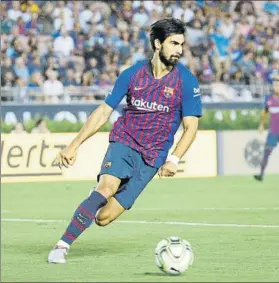  ?? FOTO: PEP MORATA ?? André Gomes En la gira, antes de lesionarse frente al Tottenham