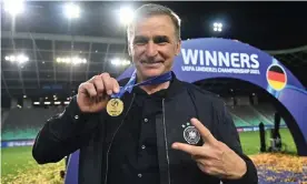  ?? Photograph: Tullio Puglia/Uefa/Getty Images ?? Stefan Kuntz’s burgeoning career as a manager could be problemati­c for commentato­rs in the UK if he takes a club job.