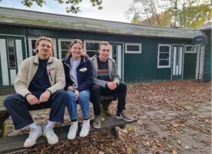  ?? FOTO JAS ?? Stan De Vylder (26), Lotte Goossens (29) en Jakob Frateur (25).