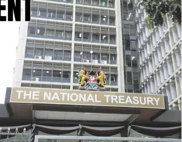  ??  ?? The National Treasury building in Nairobi.