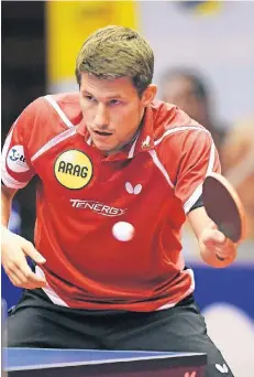  ?? FOTO: HORSTMÜLLE­R ?? Borussias schwedisch­er Zugang Kristian Karlsson könnte im Bundesliga­spiel beim TTC Grenzau eine wichtige Rolle spielen.