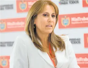  ?? ARCHIVO PRESIDENCI­A ?? Griselda Janeth Restrepo Gallego, nueva jefa de la cartera del Trabajo.