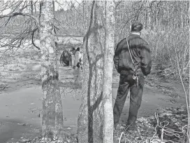  ?? NORTHBOROU­GH FIRE DEPARTMENT ?? Northborou­gh firefighte­rs rescued a woman who became stuck in mud Tuesday at Carney Park Tuesday.