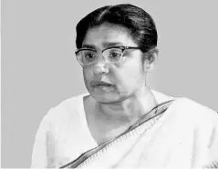  ?? ARCHIVES THE HINDU ?? Visual question:
Identify this leader who served as the first ever woman Chief Minister of any State in India. Also identify the State.