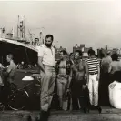  ?? Photograph: Peter Hujar / Artist Rights Society (ARS), New Yor ?? Peter Hujar, Christophe­r Street Pier #4, 1976.