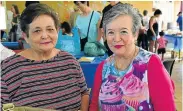  ?? Picture: EUGENE COETZEE ?? MARKET DAY OUTING: Pamela Myburgh, left, and Glenda Jurgens were at the Chinese food market at the Chinese Community Centre in Morningsid­e on Sunday