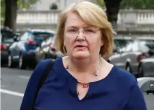  ??  ?? Marie Meehan leaving the High Court yesterday. Photo: Courtpix