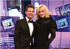  ?? CITY ?? Ryan Seacrest and Jenny McCarthy host the New Year’s show from NYC.