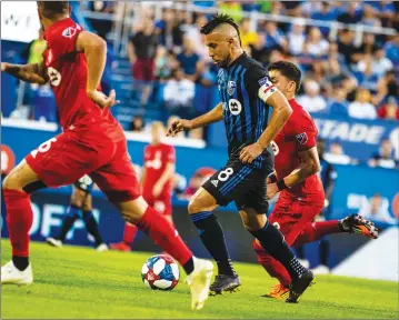  ?? COURTESY MONTREAL IMPACT ?? Impact midfielder Saphir Taïder said in a Zoom videoconfe­rence that the team is in high spirits. They have embraced a complete system overhaul with head coach Thierry Henry at the helm. He adds that this will be a unique and challengin­g experience.