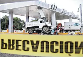  ?? ESPECIAL ?? El incidente ocurrido este sábado dejó cinco muertos y seis heridos.