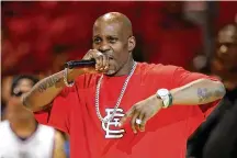  ?? STREETER LECKA/BIG3/GETTY IMAGES/TNS ?? The late rapper DMX performs at UIC Pavilion on July 23, 2017, in Chicago, Illinois. DMX died from a drug overdose-induced heart attack on April 9, 2021.
