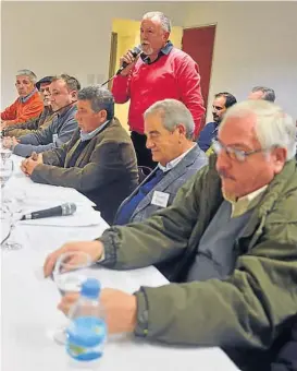  ?? (JOSÉ HERNÁNDEZ) ?? Desde la derecha. Fernández, Blanch, Vaccaro y Ossés.