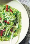 ?? RICARDO ?? Savour the green goodness of pea risotto.
