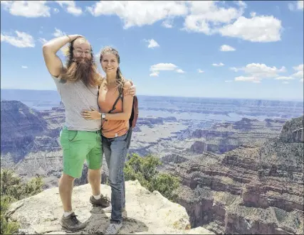  ?? SUBMITTED ?? Jon and Eva Mahoney pose for a photo at the Grand Canyon.