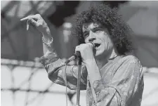  ?? Paul Natkin/Getty Images 1978 ?? Dan McCafferty’s vocals on the Nazareth hit “Love Hurts” helped redefine the tune, which was initially a subdued ballad.