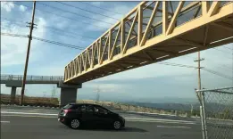  ?? Austin Dave/The Signal ?? The city of Santa Clarita has announced a ribbon-cutting ceremony for completion of the Sierra Highway pedestrian bridge on March 29 at 10 a.m. the