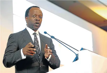  ?? Picture: MARTIN RHODES ?? NEW HORIZON: FirstRand CEO Sizwe Nxasana reckons he still has 25 years of ’active work’ in him
