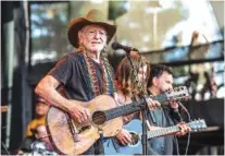  ?? PHOTO BY AMY HARRIS/INVISION/AP ?? Willie Nelson performs at the 30th Annual Bridge School Benefit Concert at the Shoreline Amphitheat­er on Oct. 23, 2016, in Mountain View, Calif. Nelson is performing at the Farm Aid festival in September to benefit struggling dairy farmers in Wisconsin.