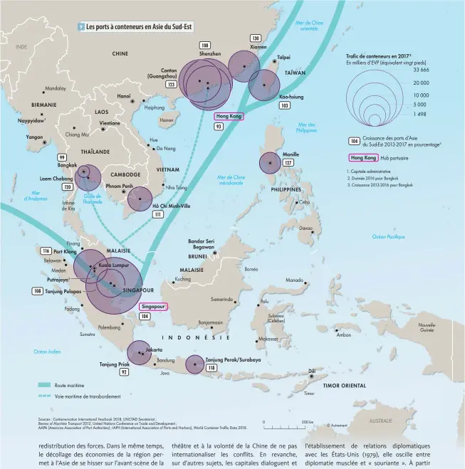  ??  ?? 9
Les ports à conteneurs en Asie du Sud-Est