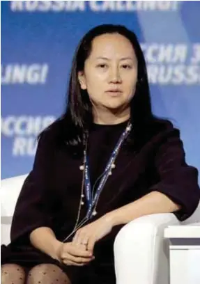  ??  ?? DETENCIÓN. Meng Wanzhou, directora financiera de Huawei, fue arrestada en Canadá el primero de diciembre.