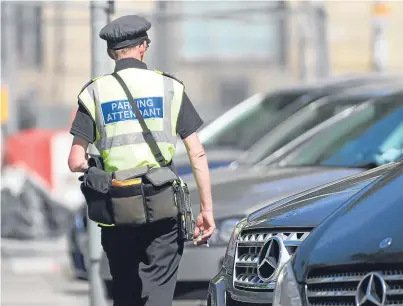  ??  ?? Some councils have resorted to having parking attendants and traffic wardens wear body cameras, such is the rate of assaults on workers.