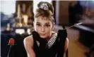  ??  ?? Audrey Hepburn in the film Breakfast at Tiffany’s. Photograph: Allstar/Cinetext/ PARAMOUNT