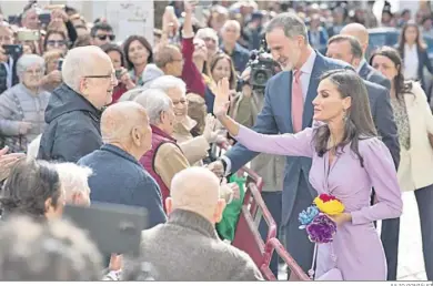  ?? JULIO GONZÁLEZ ?? Los Reyes de España, durante la inauguraci­ón del Congreso de la Lengua celebrado en Cádiz el año pasado.