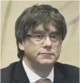  ??  ?? Carles Puigdemont says a single question will be asked