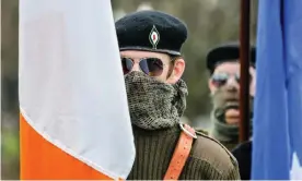  ??  ?? An Easter Rising commemorat­ive march by the Irish Republican Socialist party in 2015. Photograph: Stephen Barnes/Northern Ireland News/Alamy