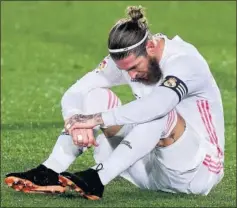  ??  ?? Sergio Ramos, en un partido de esta temporada.