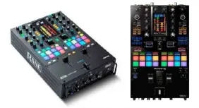  ??  ?? Die beiden DJ-Battlemixe­r Rane Seventy-Two MKII und Pioneer DJ DJM S-11.