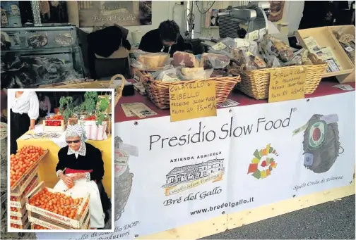  ??  ?? Mark and Carol Adams took photos from the Terra Madre Slow Food festival in Turin, which inspired their love of good quality, local food