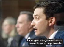  ?? La langue française retrouve
sa noblesse et sa primauté. ??