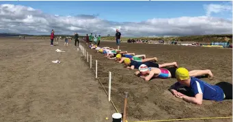  ??  ?? The Sligo Team competing at the Beach Flags Final.