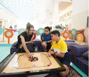  ?? The Galleria ?? The Galleria is hosting a children’s zone with games and storytelli­ng