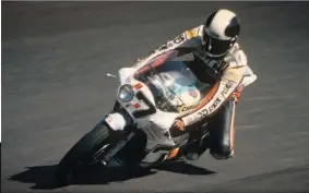  ??  ?? BELOW: Dave Emde on the TZ750. The twostroke F750 bikes were a popular leftfield endurance racing choice