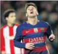  ??  ?? Leo Messi, en el partido de ayer.