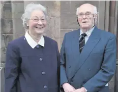  ??  ?? Marjorie and Michael Cawdery were stabbed to death in their home
