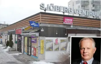  ?? FOTO: ARKIV ?? SJÖBERG. Stadsdelen har väntat på ett nytt centrum i många år, nu är det klart att Jan-Erik Höjvall, vd på Amasten, tar över.