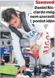  ?? ?? Szenved Daniel Ricciardo még nem szerzett pontot idén