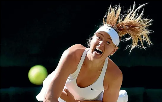  ?? PHOTO: REUTERS ?? Debate has raged as glamour girl Maria Sharapova prepares to return to competitiv­e tennis after sitting out a 15-month doping ban.