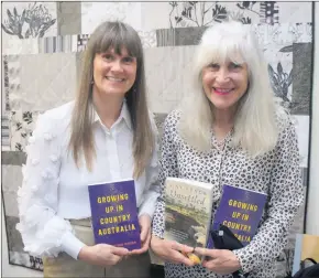  ?? ?? OPEN BOOK: Writers and Growing Up In Country Australia contributo­rs Maryanne Plazzer, left, and Gay Lynch were on hand at Redrock Books and Gallery in Horsham last week to share an evening of conversati­on with Wimmera readers. Picture: MICHAEL SCALZO