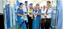  ??  ?? From left: Nanattan Branch Manager K. Ragulan, ACCD Representa­tive, SDB bank Chairperso­n Samadanie Kiriwanden­iya, SDB bank Northern Regional Manager V.K. Sukumar and SDB bank GM and CEO Nimal C. Hapuarachc­hi ceremonial­ly open the relocated SDB Nanattan branch