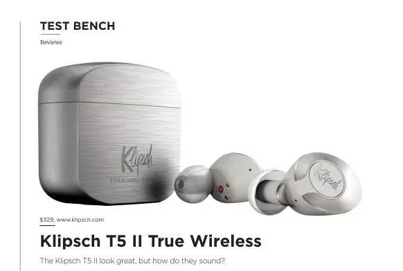  ??  ?? $329, www.klipsch.com