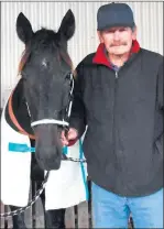  ?? ?? Birchip owner-trainer Gary Living with his gelding A Rocknroll Jet. Picture: Claire Weston Photograph­y