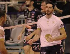  ?? LEGAVOLLEY ?? Azzurro Giulio Pinali, 25 anni, opposto di Siena e della Nazionale