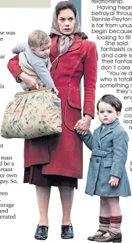  ??  ?? Ruth Wilson as her real-life gran, Alison
