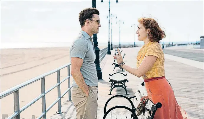  ?? AMAZON STUDIOS ?? Justin Timberlake y Kate Winslet, en una escena de la película de Woody Allen