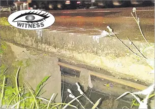  ?? Picture: ELIKI NUKUTABU ?? This exposed portion of the footpath metres away from a service station along Ratu Mara Rd in Nabua, Suva needs covering.